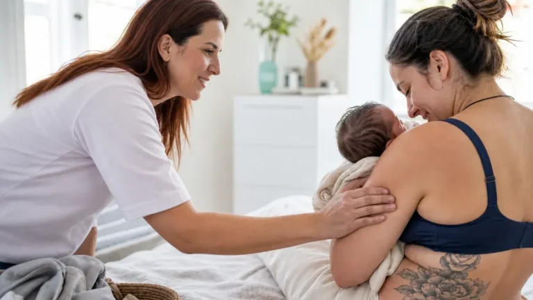 Elena Pajuelo, matrona, en imagen editorial sobre Epidural y tatuajes lumbares