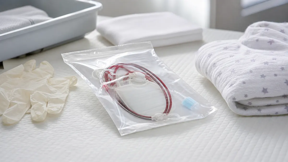 Imagen editorial sobre Donación de sangre de cordón umbilical